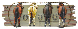 Pure Western Coat Hanger 4 Horses