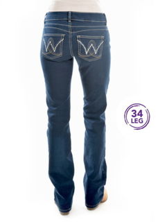 Wrangler Mid Rise Jean - Carolina Breakaway