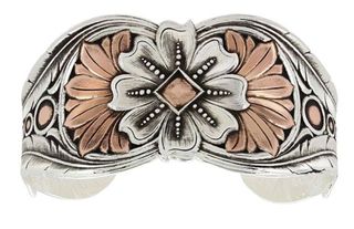 Montana Magnolia Kaleidoscope Cuff Bracelet