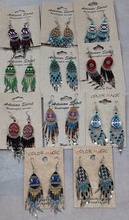 Western Express Hand Painted Earrings