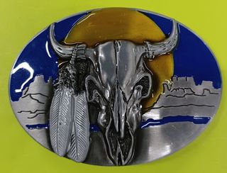 Buffalo Skull/Sun Background