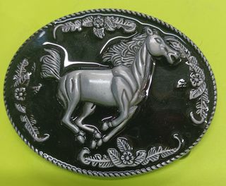 Galloping Horse/Black Background