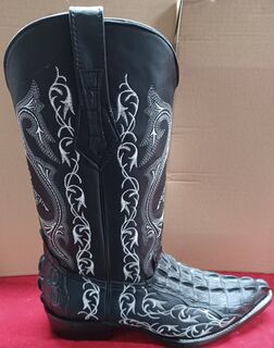 'Joe Boot'  Black Leather Boot