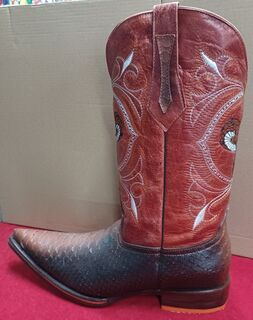 'Joe Boot' Brown/Orange Boot