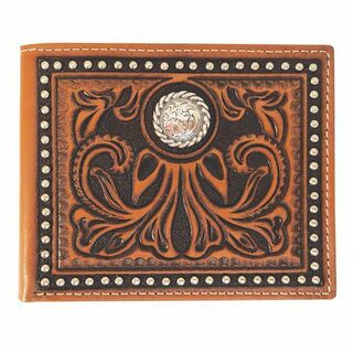 JC Wallet Tooled Leather Bifold