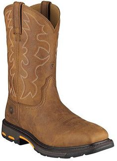 Mens Workhog Wide Square Steel Toe