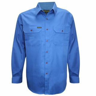 Hard Slog Men's Full Placket Light Cotton Shirt