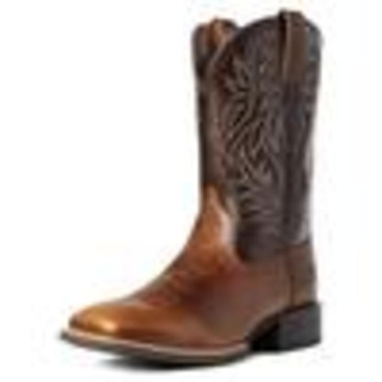 Ariat men's sport clearance western wide square toe