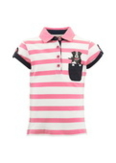 TC Girls Vicki Stripe S/S Polo Shirt