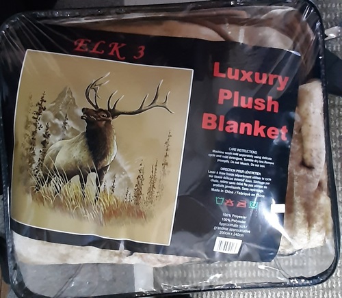 Luxury Plush Blanket ELK 3