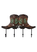 PW Western Boots x 4 Wall Hooks