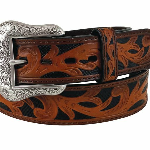 Roper Carved Leather Belt - True Western Wear