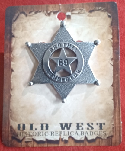 Old West 'Brothel Inspector' Badge