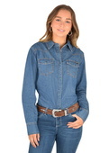 Wrangler Jay Denim Western Shirt