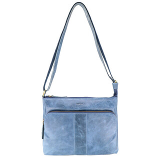 Baron Buffed Leather Crossbody Bag