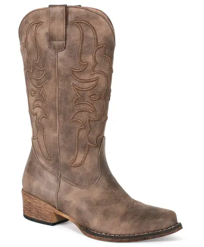 Roper Womens Riley Cord - Brown