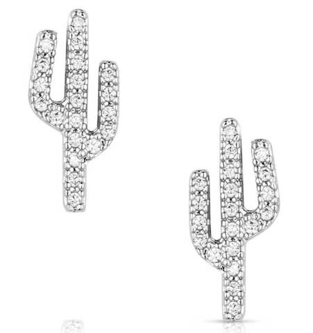 Montana - Sparkling Saguaro Earrings