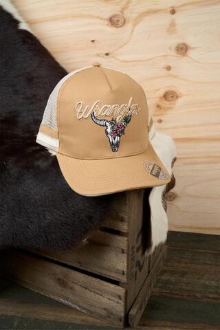 Wrangler Asher High Profile Trucker Cap