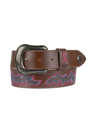 Twisted X Pink Ribbon Belt