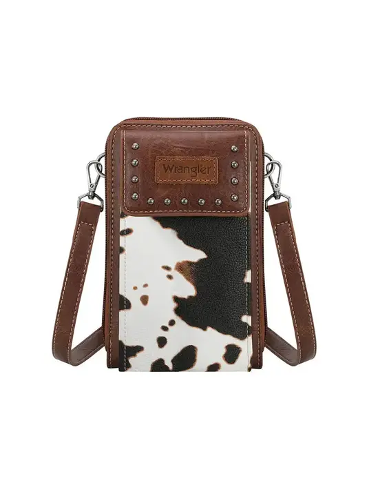 Wrangler Cow Print Phone Wallet Bag