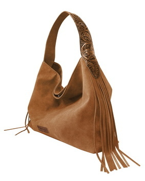 Wrangler Fringe Hobo Bag