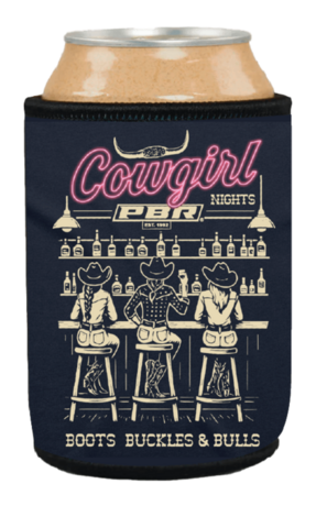 PBR Stubby Cooler - Cowgirl Nights
