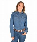 Wrangler Jay Denim Western L/S Shirt