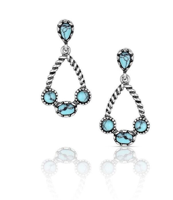 Montana Attitude Wander West Turquoise Earrings