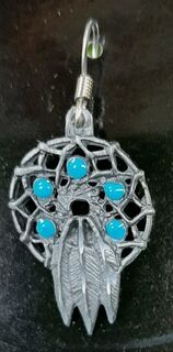 Western Express Pewter Earrings