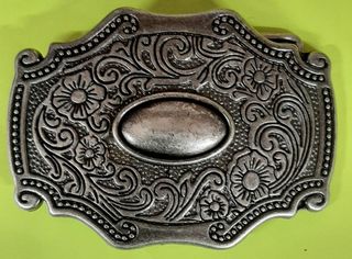 Oval/Floral Scroll
