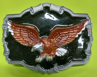 Painted Eagle/Black Background