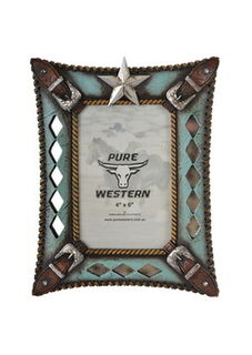 PW Mirrored Silver Star 4x6