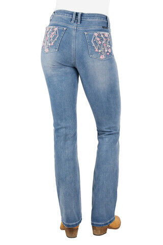 PW Flora High Waisted Boot Cut Jean