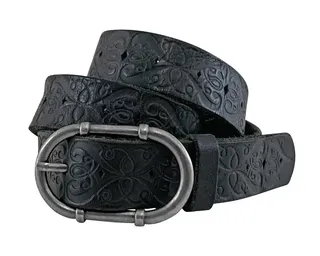 Roper Embossed Buffalo Leather Belt