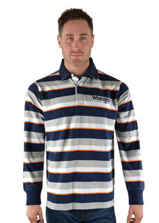Wrangler Lewis Stripe Rugby Top