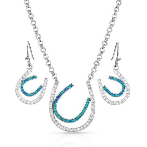 Montana Tipping Luck Horseshoe Set