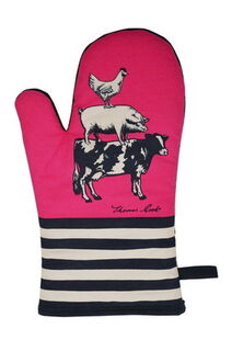 Animal Pyramid Oven Mitt and Pot Holder Set