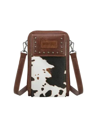 Wrangler Cow Print Phone Wallet Bag