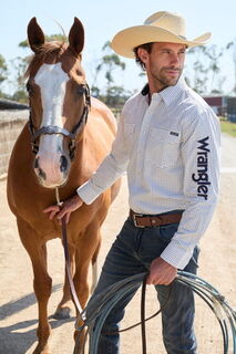 Wrangler Brent Logo Western Shirt