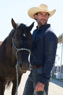 Wrangler Brad Logo Button Down Shirt