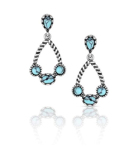 Montana Attitude Wander West Turquoise Earrings