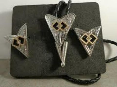 Bolo Tie and Collar Tip Set