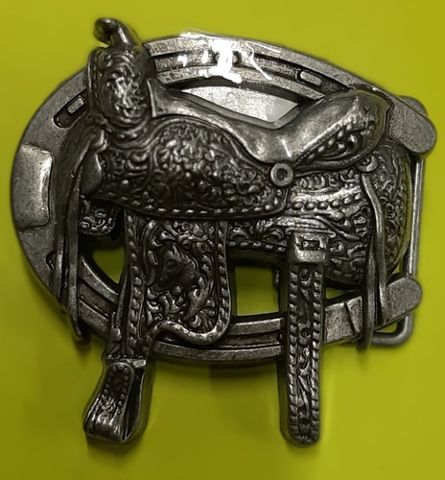 Saddle/Horseshoe - Pewter