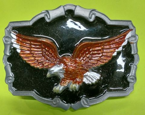 Painted Eagle/Black Background