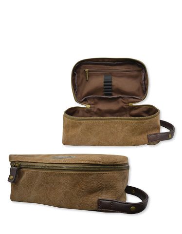 TC Wash Bag Brown